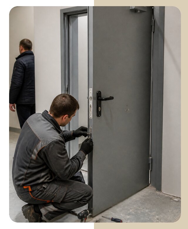 Ремонт противопожарной двери в Сызрани по цене 6585 р. | ДвериЛегко-Сзр