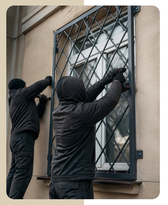 Установка антивандальных решеток на окна в Сызрани